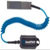 Badfish 11' Coiled Ankle Leash | SUP Stand up Paddling Leash | Longboard Leash | Neoprene/Velcro Ankle Cuff view 1