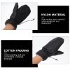 Beaupretty 1 Pair USB Heated Gloves Finger Gloves Winter Thermal Mitten Hands Warmer for Indoor Outdoor Black view 3