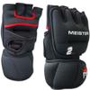 Meister 2 Pound Neoprene Weighted Gloves for Cardio & Heavy Hands (Pair) - 2lb x 2 - Black/Red view 1