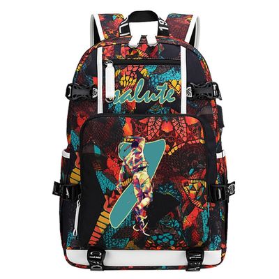 FANwenfeng Soccer Player 7 Multifunction Backpack Travel Football Fans bag for Men Women (R-Pattern 4)