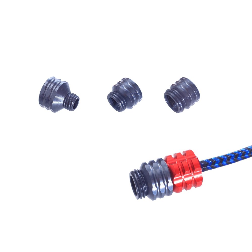 Adapter for 3/8-32 Thread to 8-32 1/4-28 3/8-24 7/16-20 E-Tac Bow Sight Light (3/8-32 to 7/16-20)
