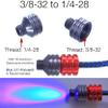 Elvish Tac Adapter for 3/8-32 Thread to 8-32 1/4-28 3/8-24 7/16-20 E-Tac Bow Sight Light (3/8-32 to 1/4-28) view 2