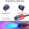 Elvish Tac Adapter for 3/8-32 Thread to 8-32 1/4-28 3/8-24 7/16-20 E-Tac Bow Sight Light (3/8-32 to 3/8-24) view 2