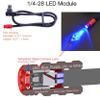 LED Module for E-Tac Light Compound Bow Recurve Bow Sight Light 3/8-32 Thread (1/4-28, Purple) view 2