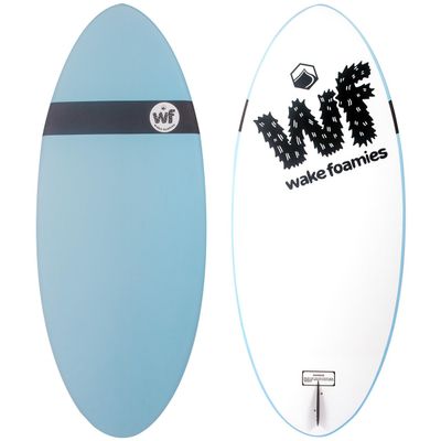 Liquid Force Wake Foamie Skim Surfer Board - White/Blue, 4'4"