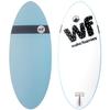 Liquid Force Wake Foamie Skim Surfer Board - White/Blue, 4'4"