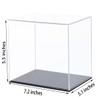 Mini Helmet Display Case Clear Acrylic Football Mini Helmet Protection Holder Dustproof Storage Collectibles Showcase view 3