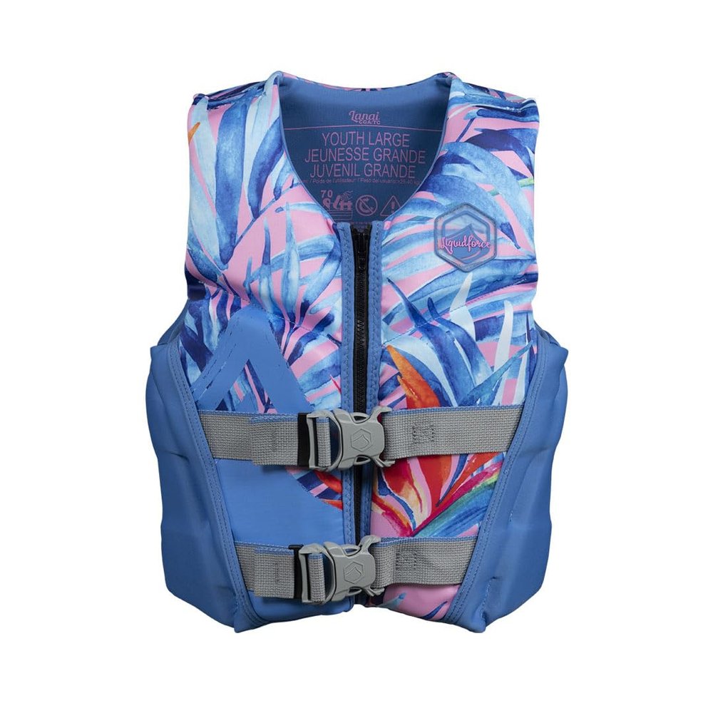 Liquid Force 2025 Lanai Girl's Youth CGA Life Jacket - Large, 64-88 lbs