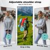 ALEVMOOM Upgraded Collapsible Stool with Cushion,600LBS Max Weight,18.1" Height Adjustable,Sturdy Portable Telescoping Stool,Folding Camping Stool for Outdoor Hiking Travel view 4