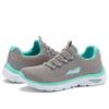 Avia Junction Womens Slip On Sneakers - Comfortable, Breathable No Laces Shoes for Women with Memory Foam - Medium Grey/Light Blue/Silver Grey, 9 Medium view 1