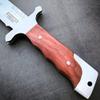 18" Tactical Stainless Steel Full Tang Fixed Blade Sword Machete w/ Wood Handle view 4