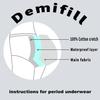 Demifill Teen Girls Period Panties Juniors First Period Starter Underwear Soft Briefs 14-16Years view 4