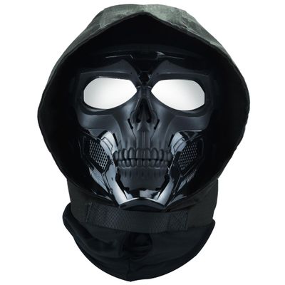 Guayma Airsoft Skull Mask Full Face Protective with Tactical Military Balaclava Headgear for Paintball Shooting CS Halloween Cosplay Party Costume Movie,Camo