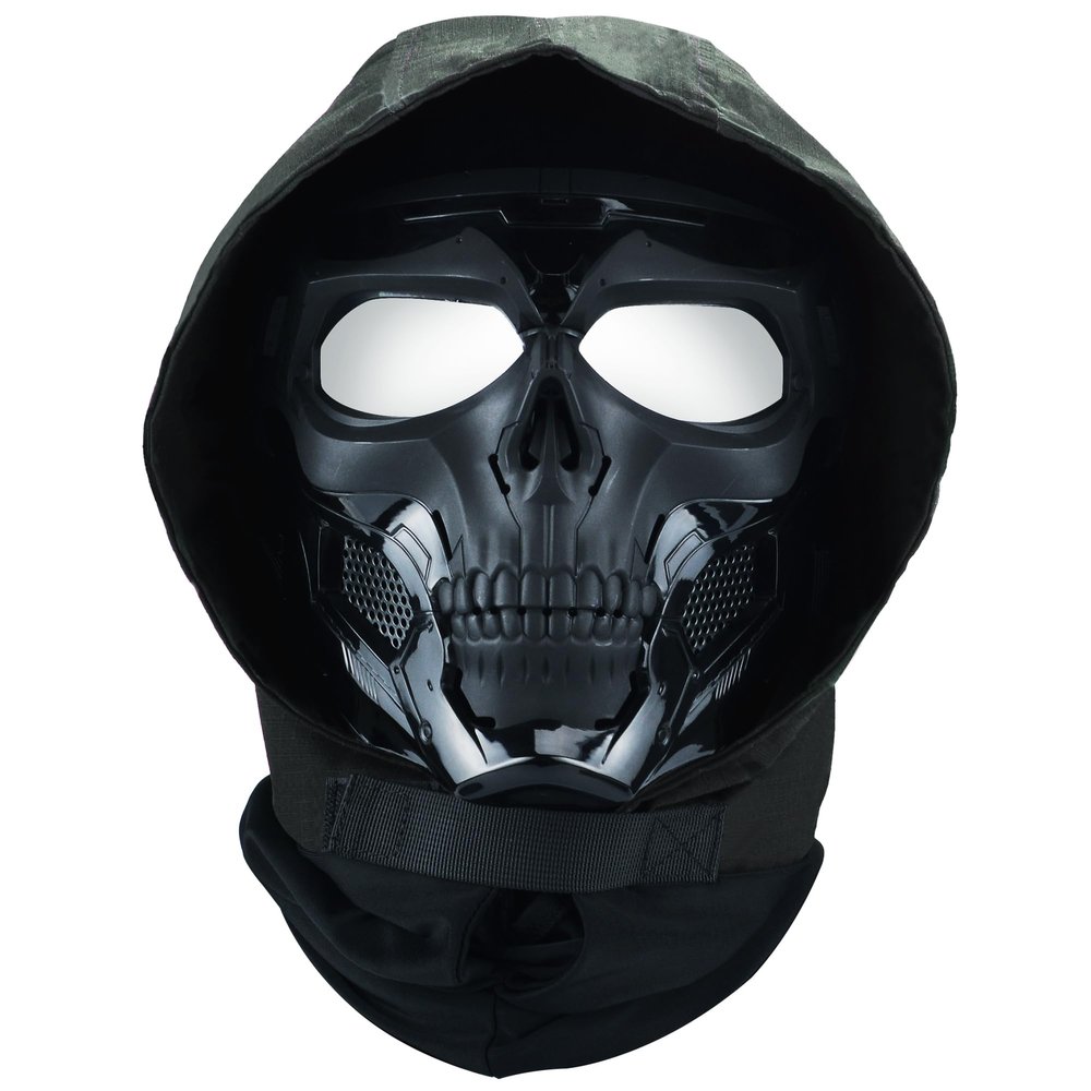 Guayma Airsoft Skull Mask Full Face Protective with Tactical Military Balaclava Headgear for Paintball Shooting CS Halloween Cosplay Party Costume Movie,Camo