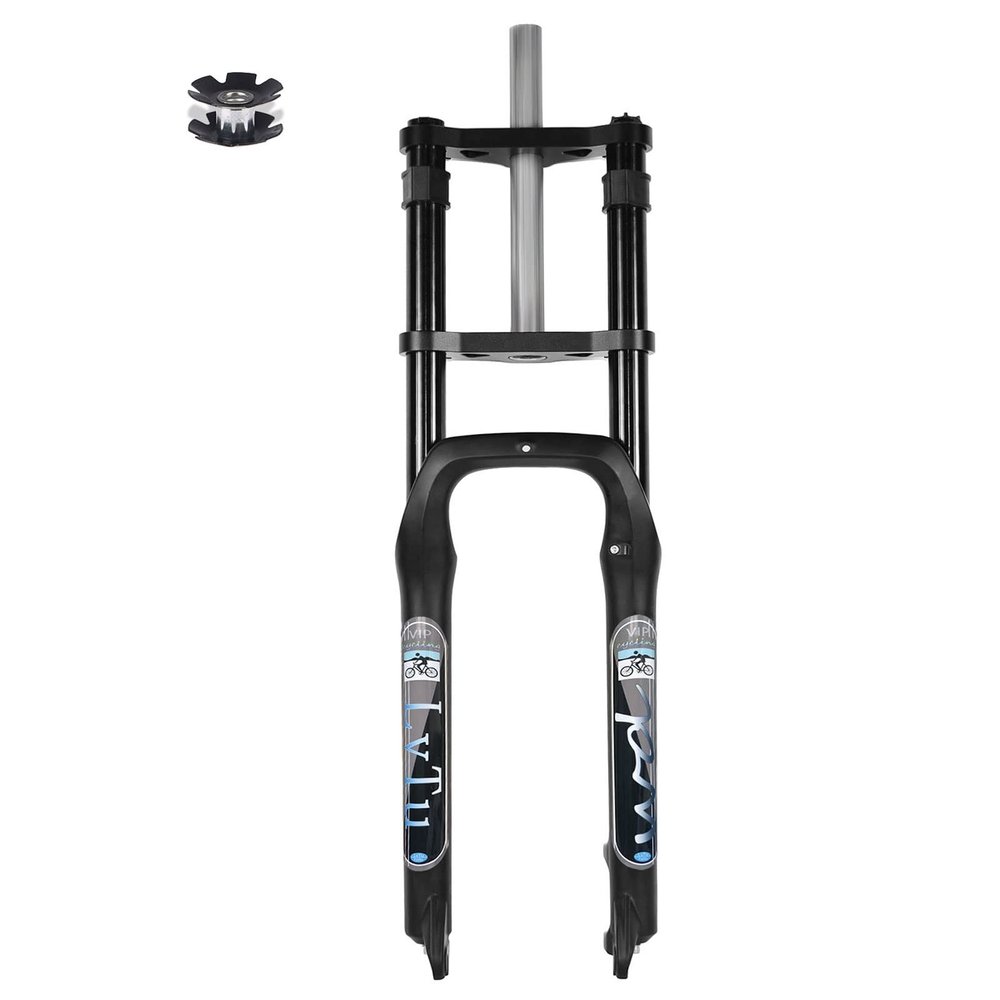 LvTu 20/26 Inch Fat Bike Fork 4.0 Inch Tire Snow/Beach Downhill Suspension Forks Travel 160mm for Mountain Bike BMX E-Bike (Size : 26 inch)
