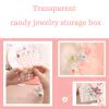 10-50 Transparent Candy Jewelry Storage Box, Jewelry Box Cute, Good Sealing, Ring Necklace Earrings Storage, Prevent Jewelry Oxidizing and Tarnishing, 85x22mm (20) view 4