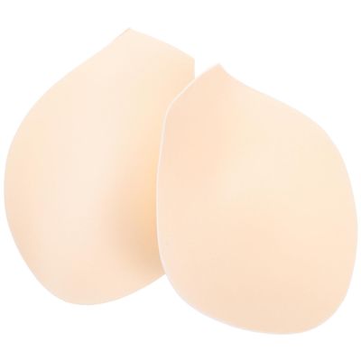 BESTOYARD 2pcs Mens 3D Swim Briefs with Sponge Pad, Bulge Enhancing Under-wear, U-Convex Pouch, Large man Breathable Coasters Yellow