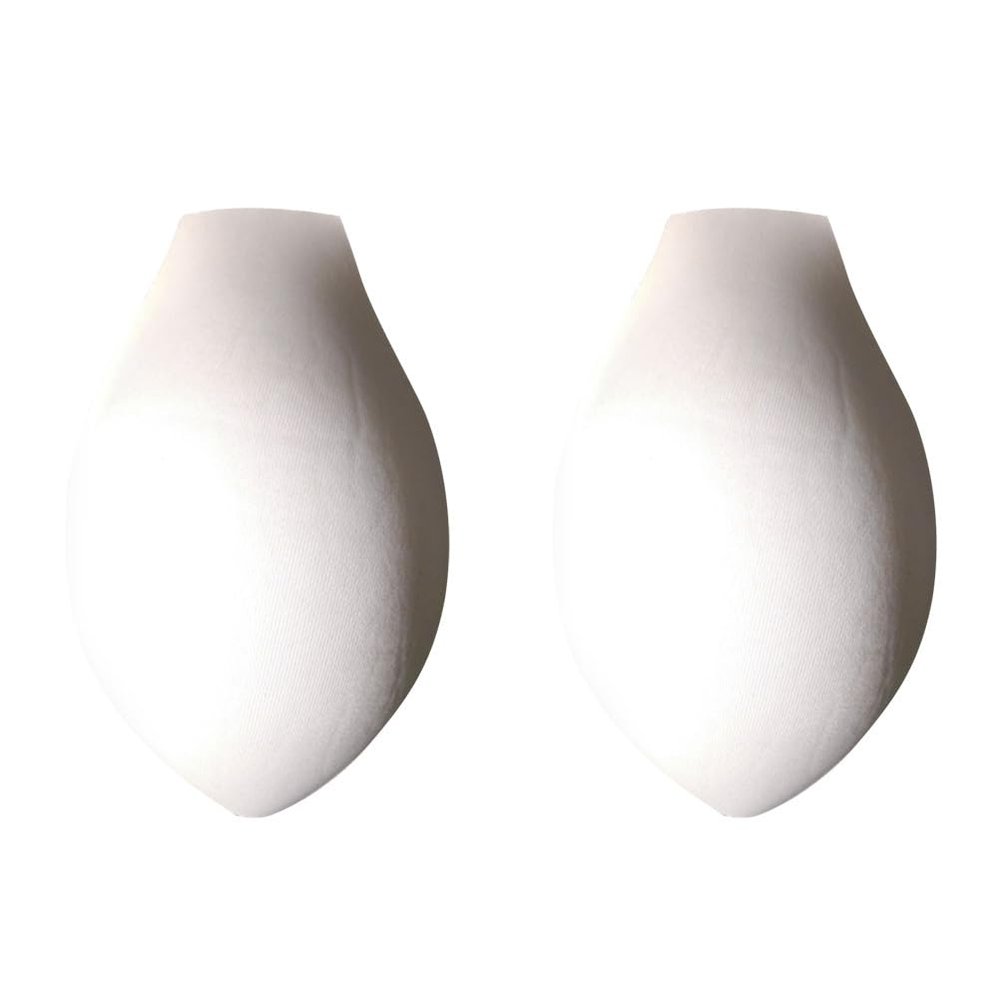 2pcs Front Pouch Pad 3D Bulge Enhancing Underwear Cup Sponge Pad Swimwear Padded Swim Brief Coasters White Underware Bathing Suit