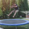 Giantex Replacement Trampoline Mat, High-Elastic PP Weather-Resistant Mat Fits 8 10 12 14 16ft Round Frame, Spring Not Included (14Ft w/ 80 V-Hooks 5.5'' Spring) view 2