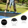 Giantex Replacement Trampoline Mat, High-Elastic PP Weather-Resistant Mat Fits 8 10 12 14 16ft Round Frame, Spring Not Included (14Ft w/ 80 V-Hooks 5.5'' Spring) view 4