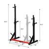 Barbell Stand Adjustable Squat Rack Stand, Barbell Rack,Dipping Station Gym Weight Bench Press Stand view 3