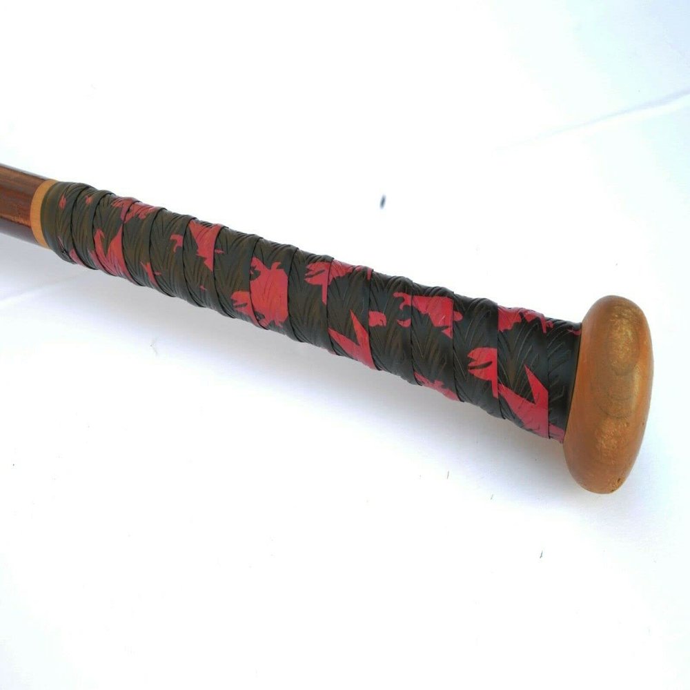 Baseball Bat Grip Tape Grip & Rip Cushioned Softball 1.10mm Grip Tape (Maroon cam)