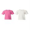 Gildan Kids' 2-Pack Shirt Azalea/White view 1