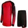 KELME Soccer Goalie Jersey Padded Uniform Kit - Goalkeeper Jersey, Shorts & Socks - Mens Football Padded Shirt - Kids and Adult Sizes (Red (No Socks), Kids 12) view 1