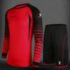 KELME Soccer Goalie Jersey Padded Uniform Kit - Goalkeeper Jersey, Shorts & Socks - Mens Football Padded Shirt - Kids and Adult Sizes (Red (No Socks), Kids 12) view 2