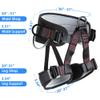 HandAcc Climbing belts, Thicken Professional Half Body Safety Belt for Rock Climbing, Fire Rescue, Expanding Training and Outdoor Adventure Activities view 3