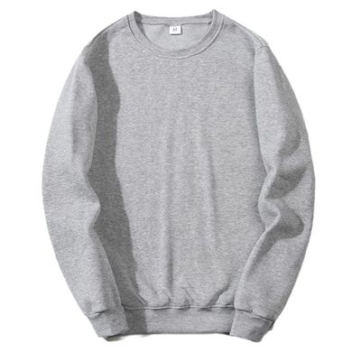 100% Cotton Sweatshirts For Men, Men Pullover Sweatshirt, Plain Oversized Sweatshirt Light Grey