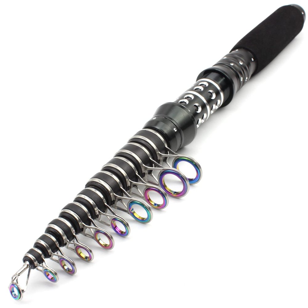 1.8m 2.1m 2.4m 2.7m 3.0m Ultra Short Carbon Telescopic Fishing Rod Fast Action Ultralight Carp Surf Spinning Rod Pocket Travel Pole Segmented Hard Rod Sea Fishing Big Fish Boat Fishing Rod ZYHYD