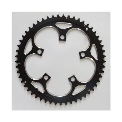 MYEEI BCD 110 Road Bicycle Chain Wheel Chainrings BCD 110 53T 39T Dual Disc Chainwheel Folding Bike Chainring Aluminium Double Speed CNC 3/32" (Color : 53T)