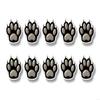 10 CAT PAW Prints 2'' Decal Set Cats Kitten Kitty Foot Paws Print Vinyl Stickers for Car Truck SUV Sticker Decal Set (10 Cat Paw Print Decals) view 1