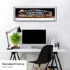 UBS Arena, Home of the New York Islanders - 40.25x13.75-inch Standard Framed Print by Blakeway Panoramas view 4
