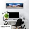 GEHA Field at Arrowhead Stadium, Home of the Kansas City Chiefs - 40.25x13.75-inch Standard Framed Print by Blakeway Panoramas view 2