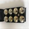 BuyBocceBalls Listing - 73mm Metal Bocce and Petanque Set with 8 Gold Balls and Black Bag view 3
