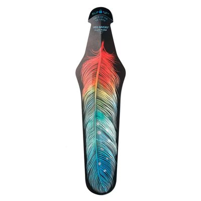 Ass Savers Bicycle Saddle Mudguard | Regular for 23-35 mm Tires, Commuter, Road, Cycle Cross (Feather Tropical - Regular (for 23-35 mm Tires))