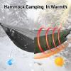 AYAMAYA Single & Double Hammock Underquilt Full Length Big Size Under Quilts for Hammocks, Camping Backpacking Essential, Winter Cold Weather Warm UQ Blanket Bottom Insulation view 2