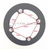 MYEEI 104 BCD Chain Wheel Guard Chain Cover Mountain Bikes Protect Cover 104 BCD 32T 33T 34T Support MTB Bike Chainring (Color : 34T) view 2