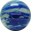 BuyBocceBalls - EPCO Candlepin Bowling Balls - Marbleized - Blue & White (4 1/2 inch- 2lbs. 6oz.) - Single - Made in USA view 1
