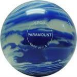BuyBocceBalls - EPCO Candlepin Bowling Balls - Marbleized - Blue & White (4 1/2 inch- 2lbs.7oz.) - Single - Made in USA