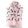 Scarves Spring Summer Pink White Doberman Dog Animal Printed Scarf for Dog Lover Mom Gifts view 2