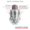 NOBUHIRO Tactical Helmet Signal Light, IR Strobe + 5-Speed Green LED Strobe with Vibration for Survival Identification Hunting Outdoor Sports view 2