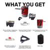 Fire Maple Polaris Cooking System | Portable Camping Backpacking Stove with Micro Regulated Valve | Electric Jet Burner Pot Set | Ideal Camp Water Boiler for Hiking Fishing Trekking Hunting (Black) view 4