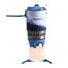 Fire Maple Polaris Pressure Regulator Cooking System | Portable Camping Backpacking Gas Stove with Piezo Ignition POT Support & Stand | Compact Gas Stove Burner for Hiking Bushcraft Trekking (Blue) view 1
