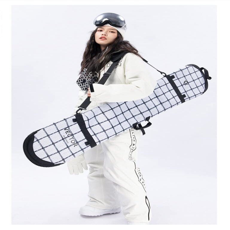 NC Premium Padded Ski Bag Single Ski Carry Bags Water-Resistant Highly resilient Ski Bag for Women and Men, Ski Boots Bag for Ski, Travel, Store and Transport Portable (150cm)