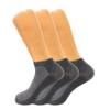 AWS/American Made Extra Thin Breathable Athletic Ankle Socks Low Cut Running Socks 3 Pairs (Gray) view 1