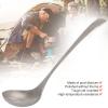 Long Handle Soup Spoon, 7.9in Long Handle Spoon with Large Bowl Portable Soup Spoon Soup Ladle for Camping Backpacking view 2