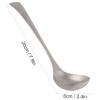 Long Handle Soup Spoon, 7.9in Long Handle Spoon with Large Bowl Portable Soup Spoon Soup Ladle for Camping Backpacking view 4